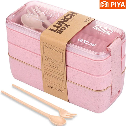 3-In-1 Compartment Lunch Box