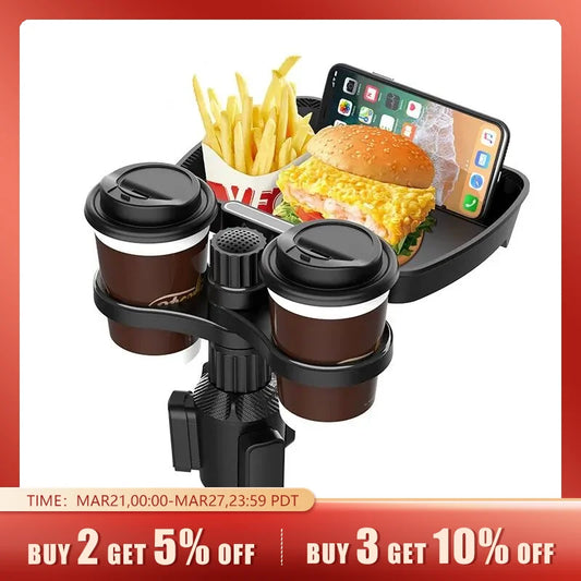 Car Seat Cup Holder Snack Tray